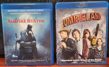ZombieLand and Abraham Lincoln Vampire Hunter BluRays + Digital Copy