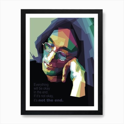 Rockstar Legend 2 Kunstdruck gerahmt Wandbild Poster Leinwanddruck Bild