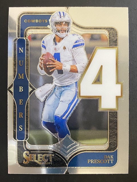 Dak Prescott 2024 Panini Select Football Select Numbers Dallas Cowboys #14
