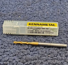 KENNAMETAL 4151648: Carbide Screw Machine Drill 2.439MM/.0960/3XD