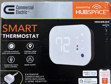 CE Smart Programmable Thermostat Wi-Fi/Bluetooth Enabled Powered by Hubspace