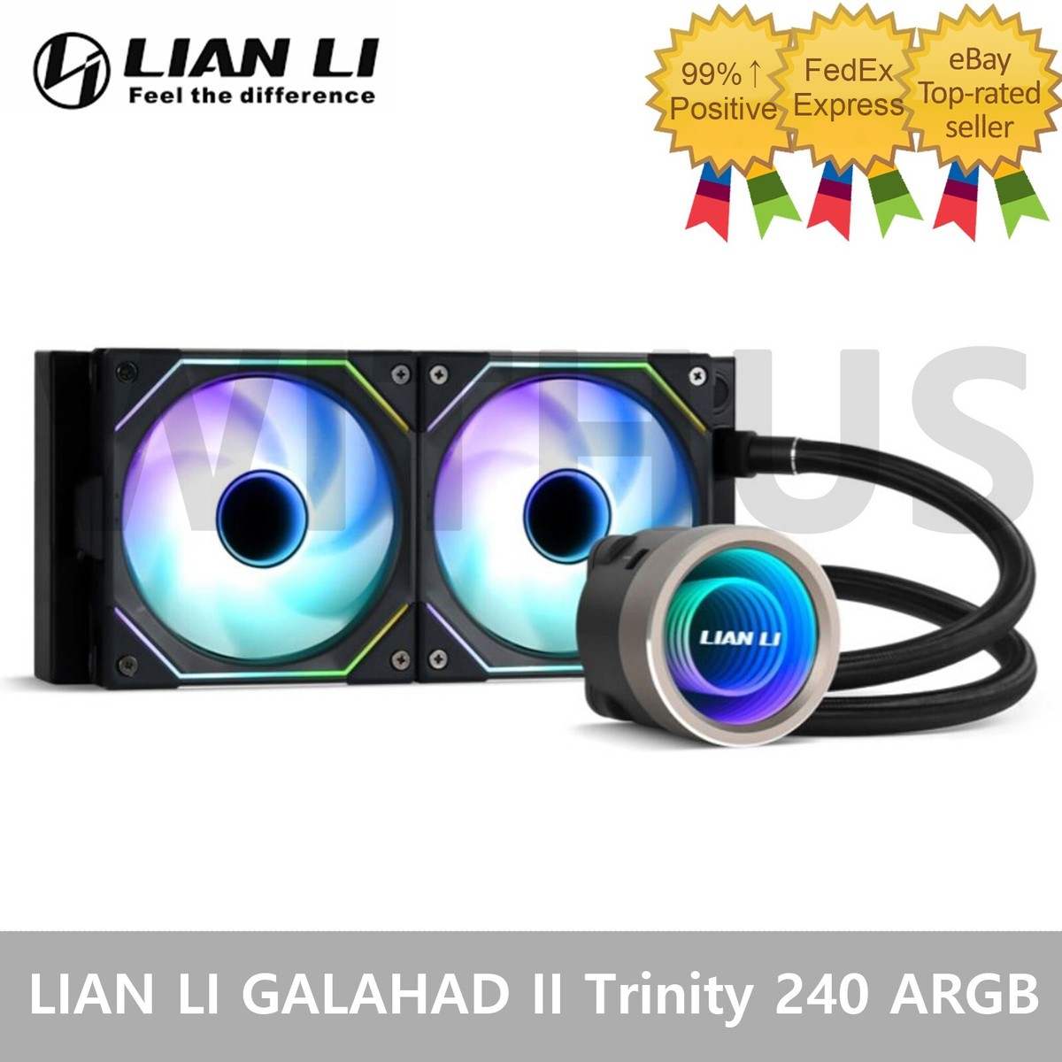 LIAN LI GALAHAD II Trinity SL-INF 240 ARGB Fan Cooler - BLACK | eBay