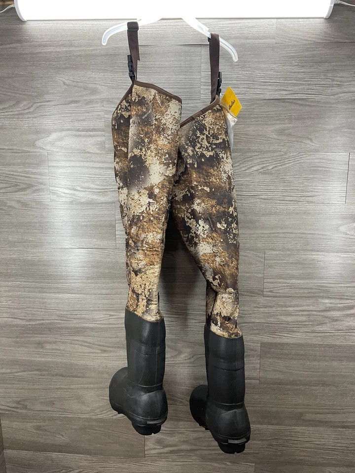 CABELAS Neoprene Hip Waders Camo Mens Size 14 Waterproof Thinsulate - Image 3 of 4