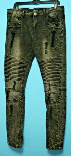WAIMEA Men's Jeans Black Camo 