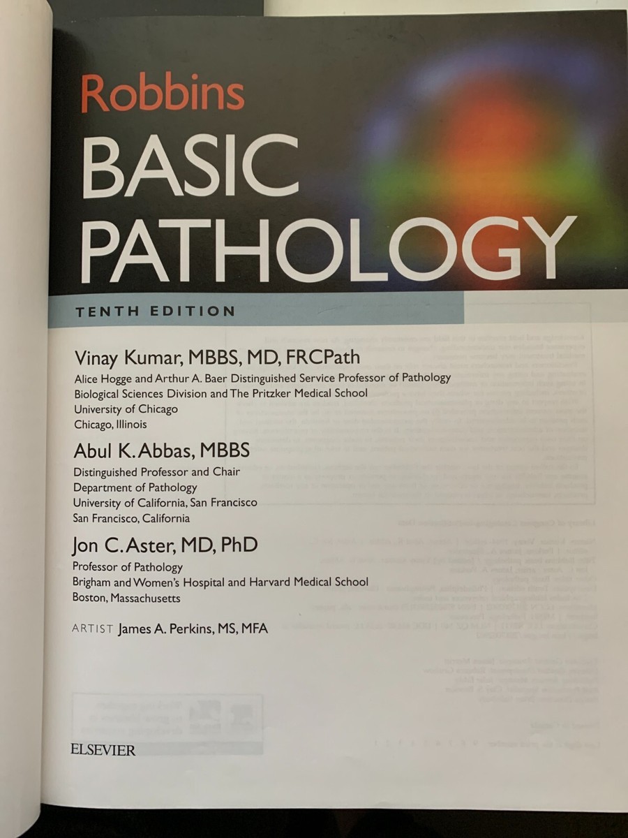 Robbins Basic Pathology by Abul K. Abbas (2017), Tenth Edition