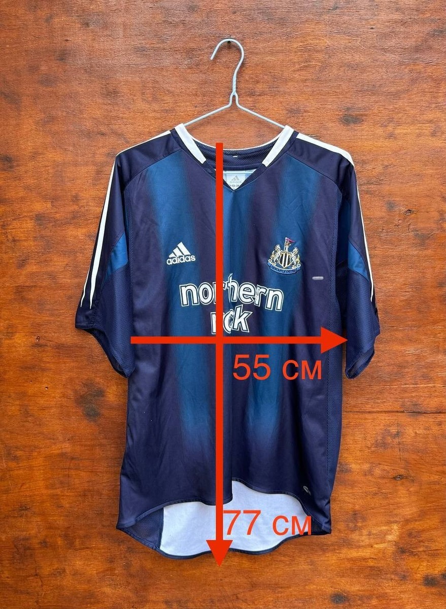 NEWCASTLE UNITED 2004/2005 AWAY FOOTBALL SHIRT ADIDAS SIZE M ADULT