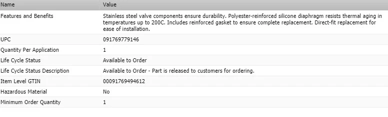 Клапан рециркуляции отработавших газов SMP STANDARD для 2001-2005 FORD TAURUS V6-3,0 л - Изображение 4 из 4