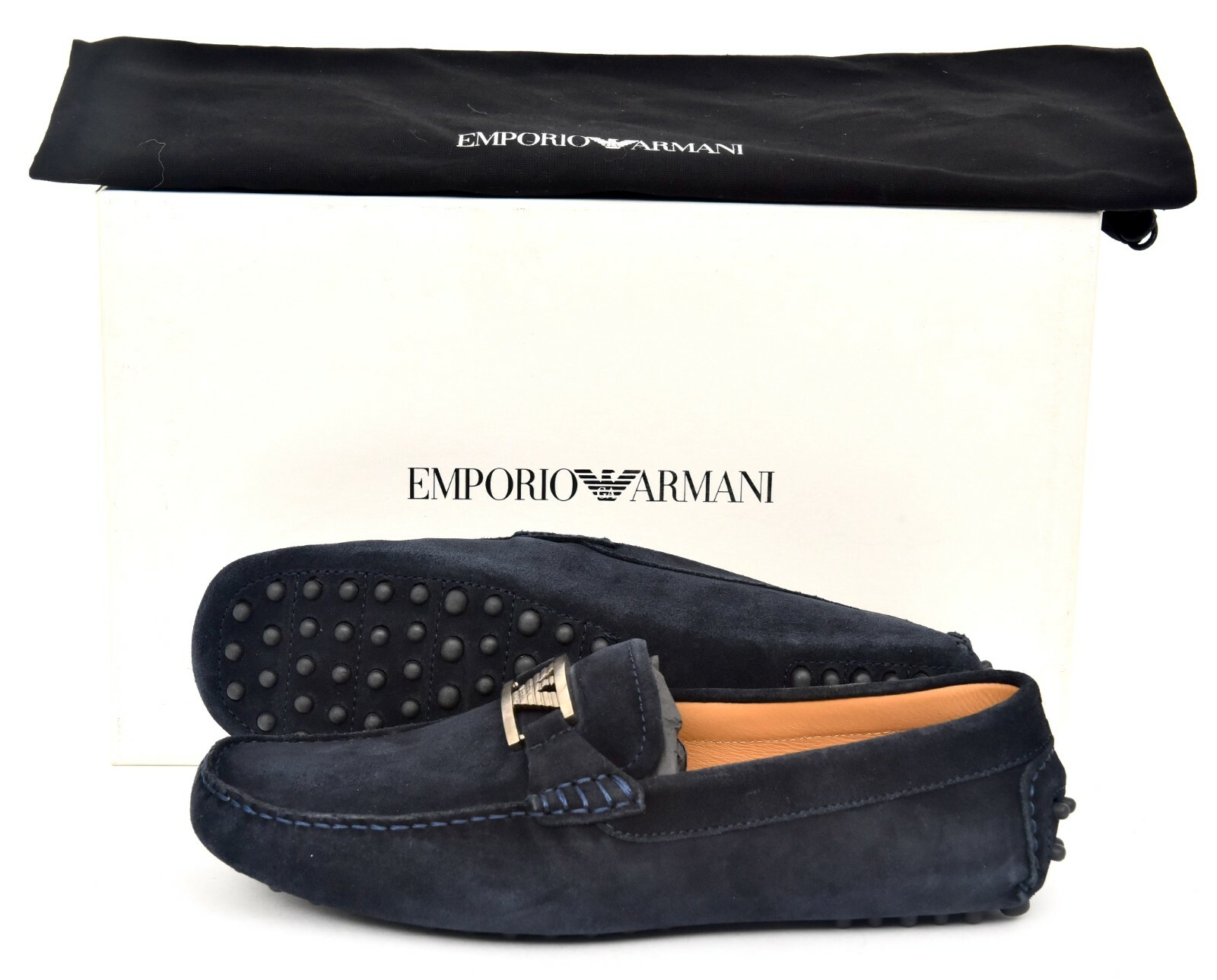 NIB EMPORIO ARMANI Solid British Blue 