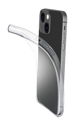 CellularLine Fine Ultra Dünn Transparente Gummiabdeckung für Apple iPhone 14