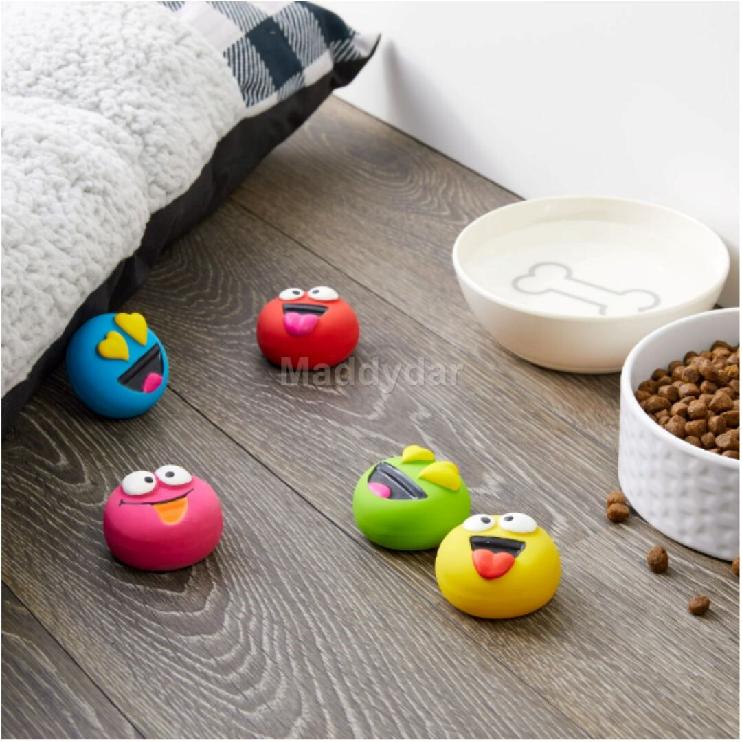 Vibrant Life Playful Buddy Dog Toys, Emoticon, Extra Small, 5 Count eBay