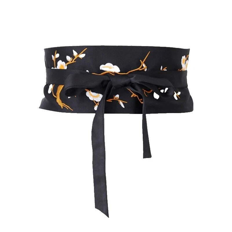 Satin Flower Floral Belts for Women