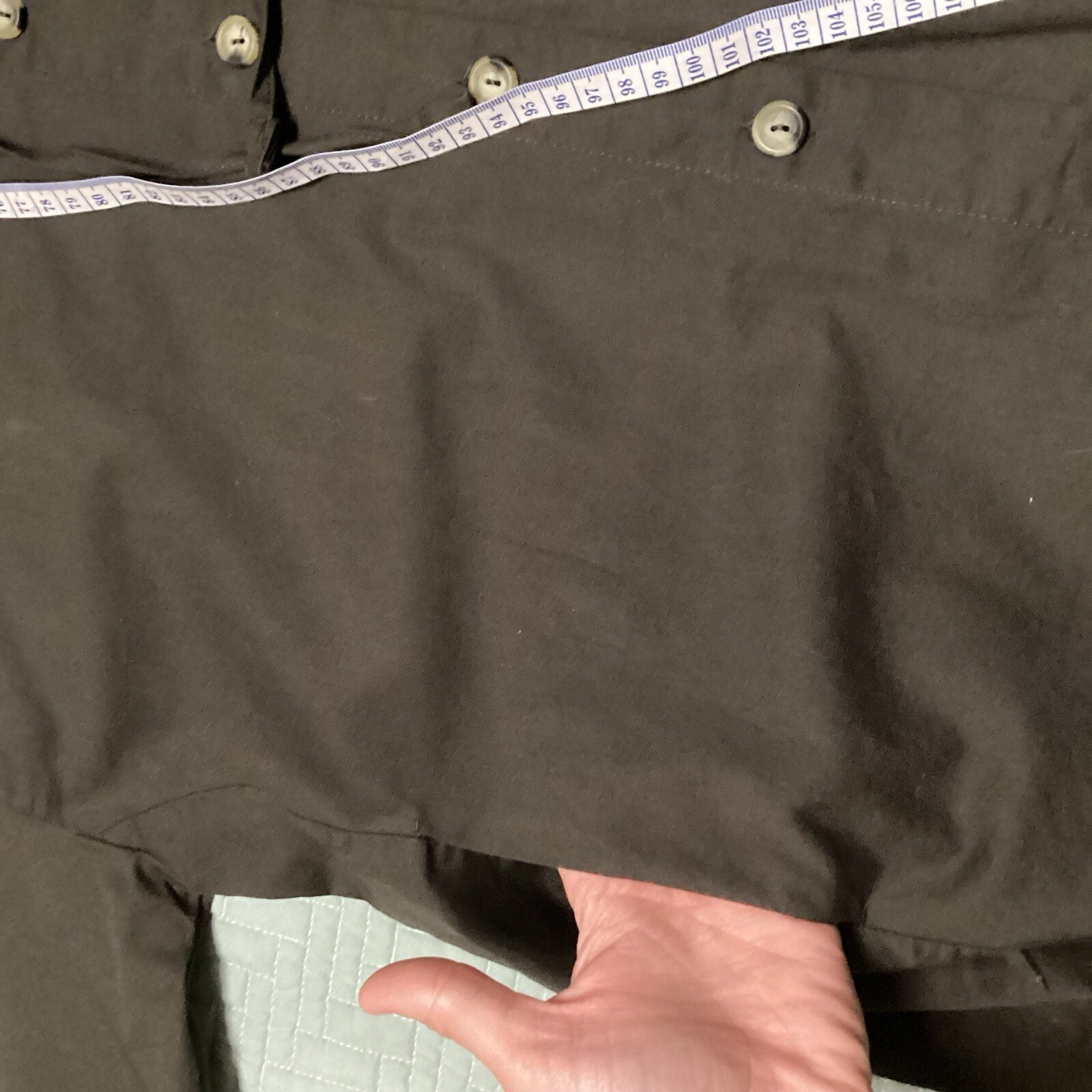 Zara Basic Big Button Front Hooded Long Sleeve Bl… - image 4