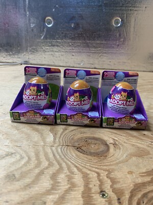 Adopt Me! Mystery Pets SERIES 4 ORANGE Mini Egg Water Reveal Surprise x3