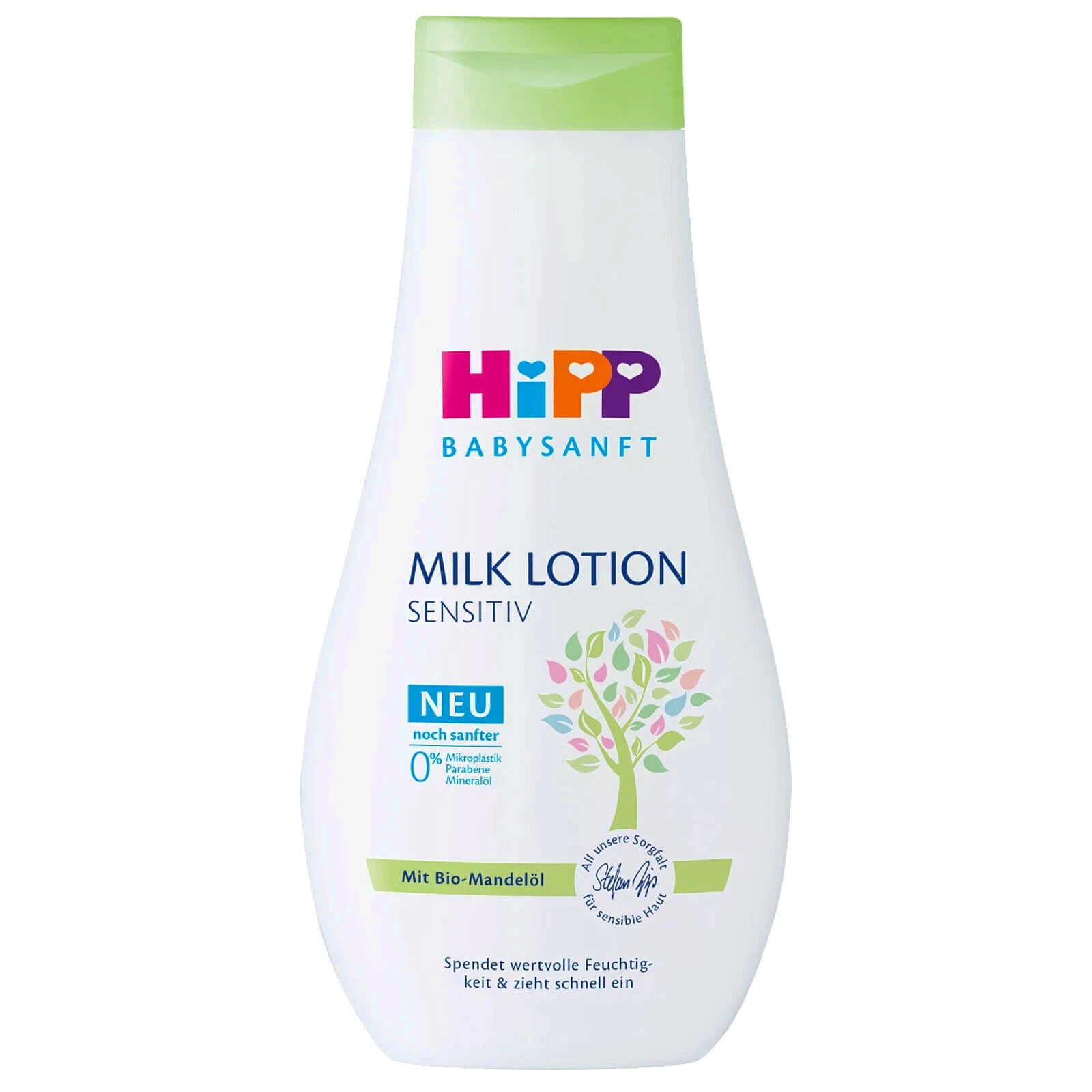 11.8oz HiPP Baby Soft Milk Lotion Sensitive Normal Skin Bio Almond Oil
