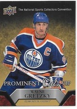 2015 UD Hockey National Convention Prominent Cuts VIP Wayne Gretzky Oilers