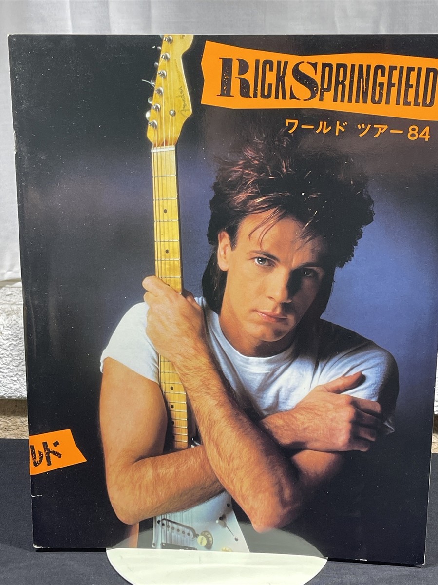 ☆THE MODSNAPALM ROCK1990 TOURパンフレット Rick Springfield World Tour 84 Tour Book | eBay