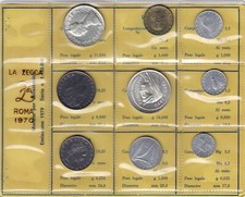 REPUBBLICA DIVISIONALE 1970 9 VALORI FDC