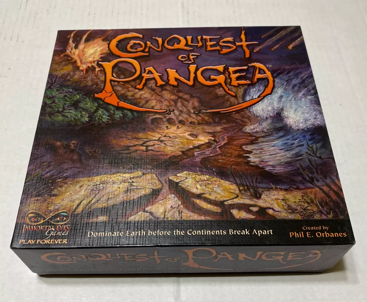 Conquest Of Pangea Board Game By Immortal Eyes Strategy Complete Very Nice