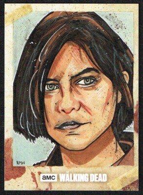 Topps   WALKING DEAD - SKETCHKARTE   Maggie von Rich Hennemann