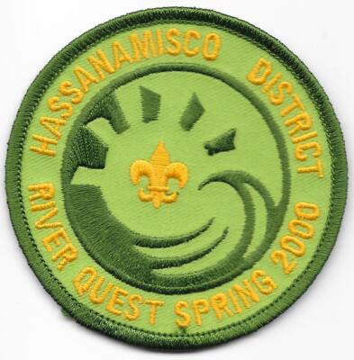 2000 River Quest Hassanamisco District Hawk Mountain Mt. Council Boy Scouts BSA