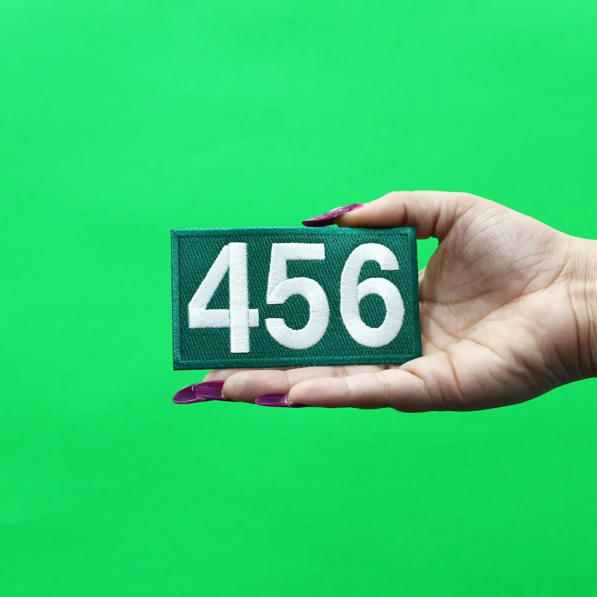 Player Number 456 Patch Survival Game Embroidered Iron On | eBay