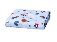 Circo Sporty Fitted Crib Sheet Blue 60"L x 41"W