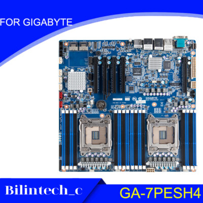 FOR GIGABYTE GA-7PESH4 LGA2011 C602 128GB E-ATX Server Motherbroad Test ok