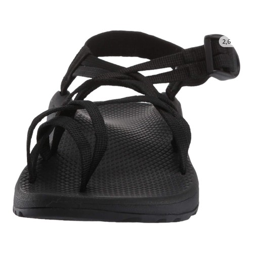CHACO WOMENS Z/CLOUD ADJUSTABLE STRAP ATHLETIC SANDAL SOLID BLACK SIZE 6 - Picture 2 of 15