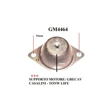 SUPPORTO MOTORE ANTIVIBRANTE CASALINI GRECAV GM4464