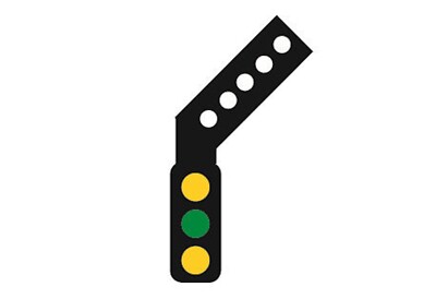 TTSK5R Train Tech Signal Kit (RH Feder) 3 Aspekte Entfernung