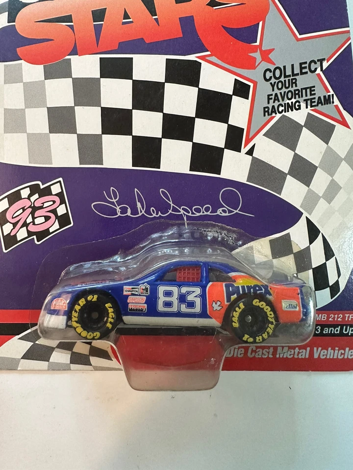 VINTAGE 1993 MATCHBOX SUPER STARS LAKE SPEED #83 PUREX FORD RACE CAR 1/64 (T18) - Image 2 of 4