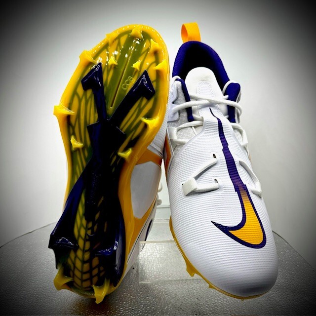 Nike Alpha Menace Pro 3 WD SMU P Football DH3358-101 LSU  display picture 1