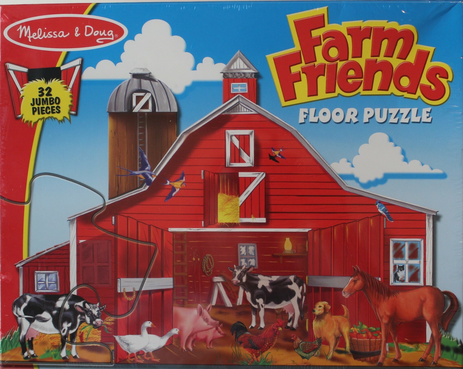 melissa and doug farm friends floor puzzle