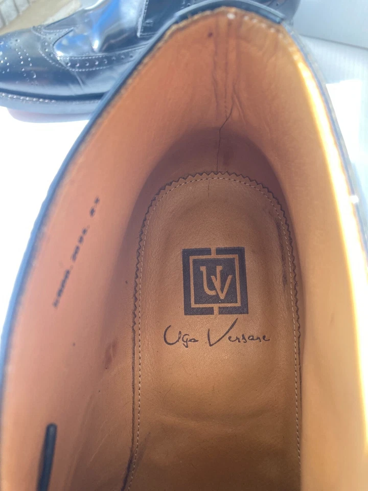 UGO VASARE Mens Elegant Wing Tip Boots (FC92-1/JJ015) - Image 3 of 4