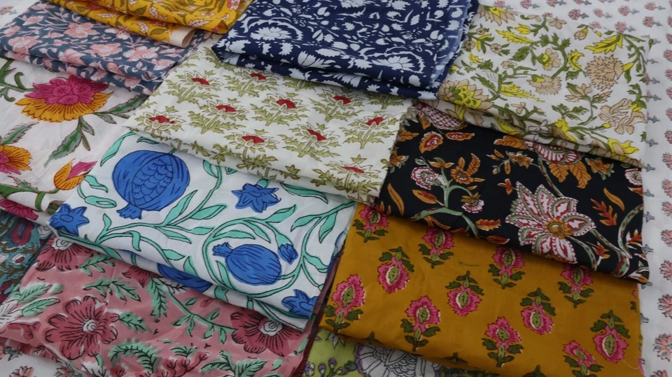 100 Pcs Mix Charm Pack Cotton Squares Patchwork Quilting Fabric - Image 4 of 4