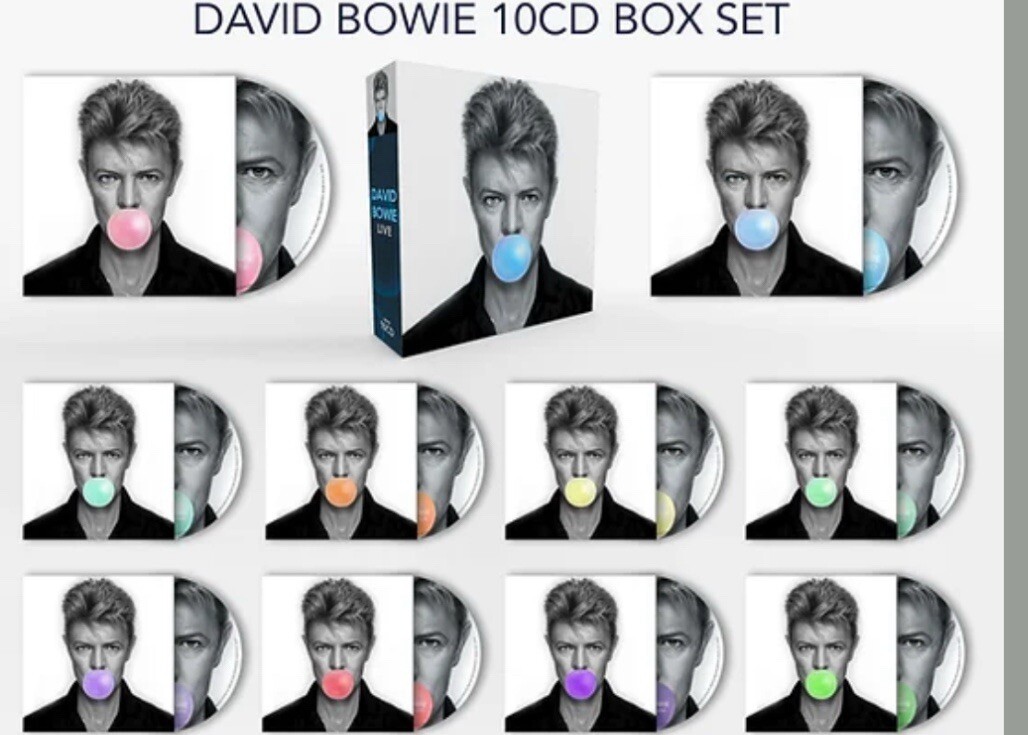 DAVID BOWIE - LIVE  - New 10 Cd Box Set