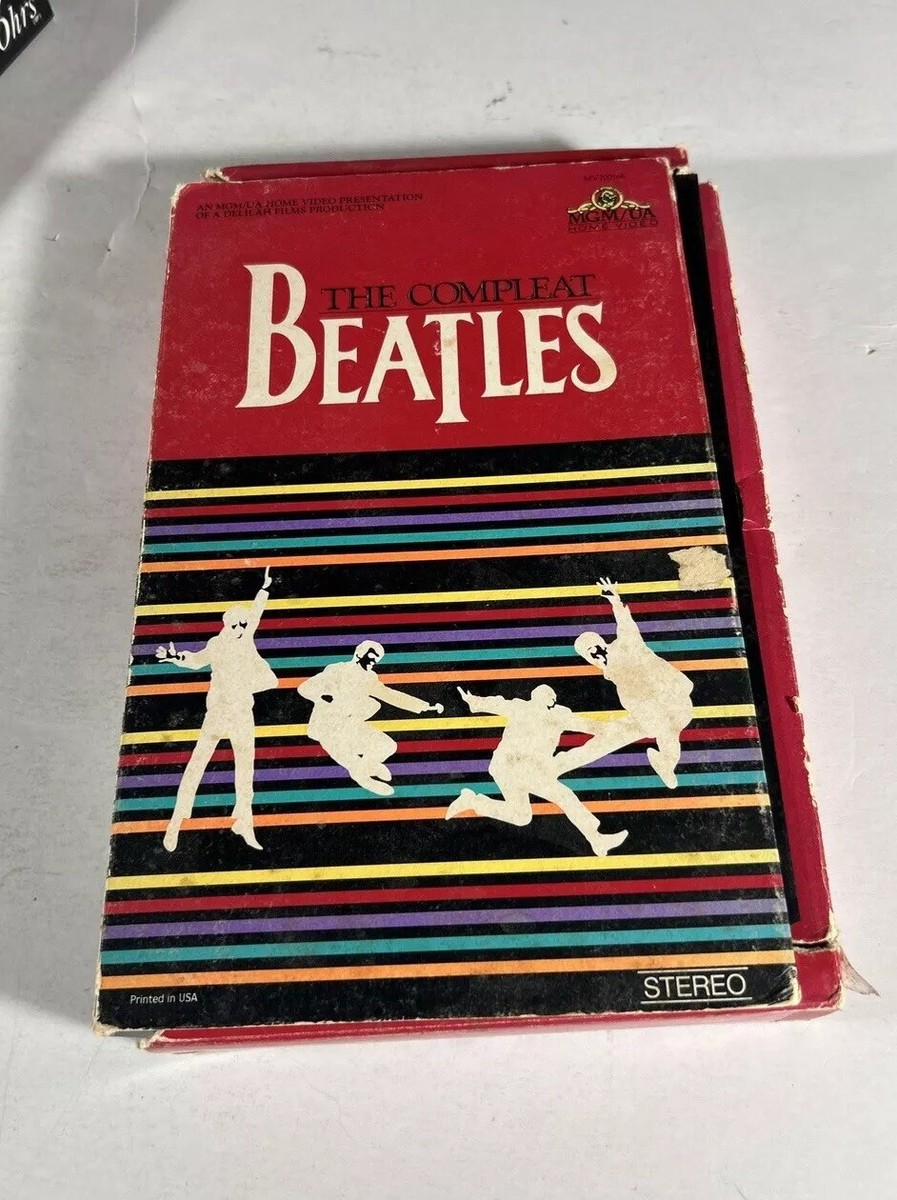 The Compleat Beatles VHS ビデオテープ、ビートルズ希少 Vintage 1982 The Compleat BEATLES Big Box VHS Cassette Tape MGM | eBay