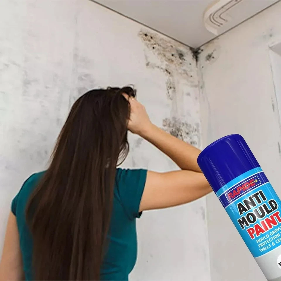 4 x ANTI MOULD SPRAY PAINT 400ML FOR WALLS CEILING PROTECTION METAL WOOD PLASTIC - Image 3 of 4