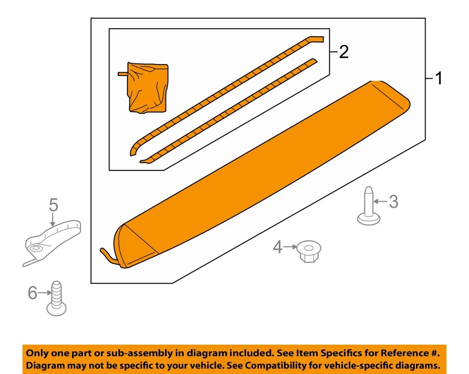 Used Rear Spoiler fits: 2014 Audi Q5 Rear Grade A - Изображение 3 из 4