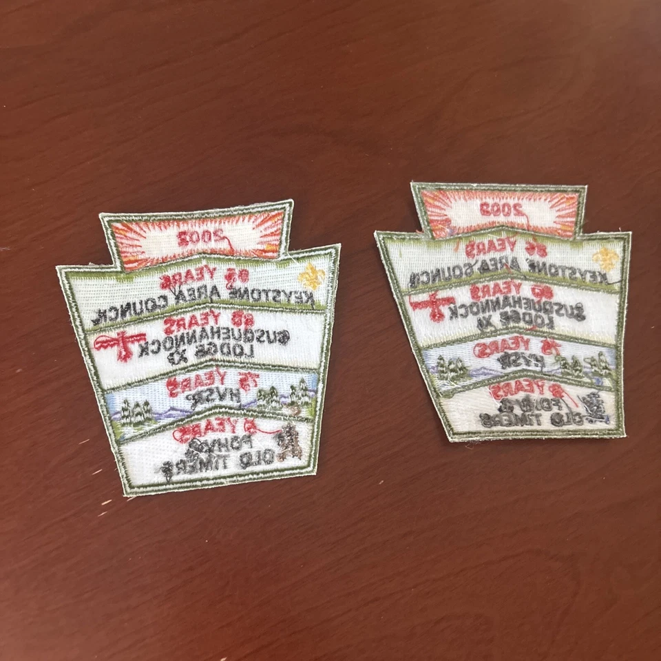 2 BSAPatch Set - 75 Years HVSR 85 Years Keystone Area Council 80 Years OA Lodge - Image 2 of 2