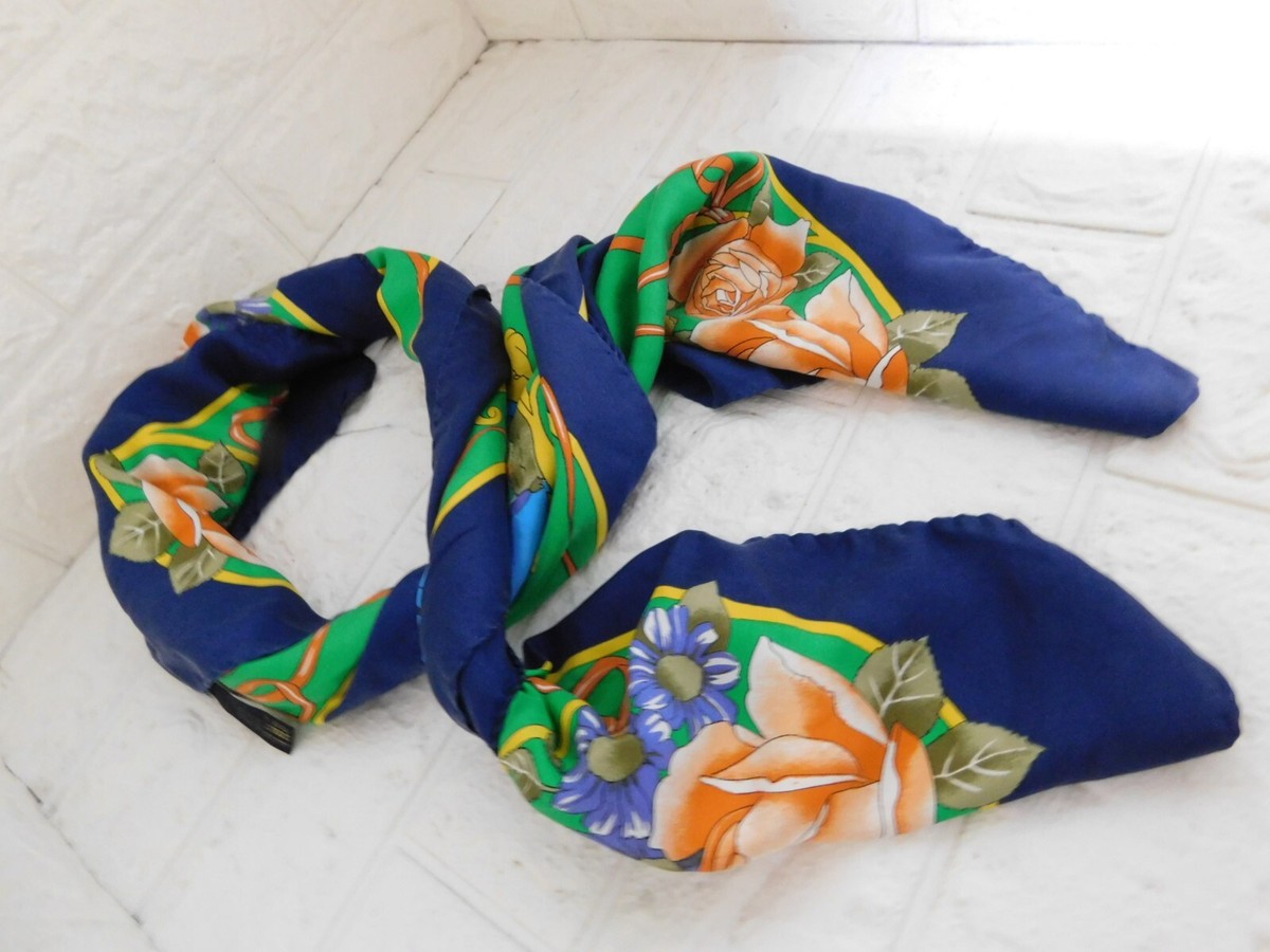 Carré foulard 100% soie vintage  carven paris 87 x 87 CM - Echarpes, Tours de cou et foulards Outdoor (14769737