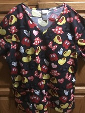 Disney Black With Mickey Mouse Parts Size Large