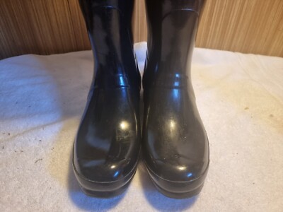 Hunter Black Rain Boots 10M Hunter Men main image 2