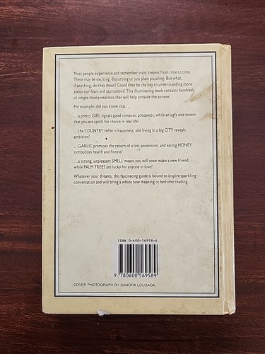 Dreamers Dictionary - Over 1000 Dreams Interpreted - Anna Fornari -Hardcover1992 - Picture 2 of 6