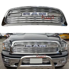 Limited Chrome Grille For 2009-2012 Dodge Ram 1500 Front Bumper Grill w/Letters