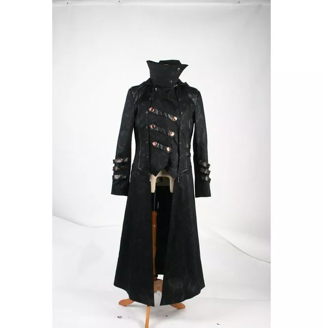 Punk rave trench coat sale