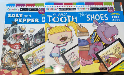 Creative Teaching Materials Book Free App Augmented Reality Reader set of 3 NEW