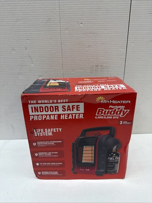 #ad Mr Heater Buddy Heater MH9BX Portable Propane Heater 4000 9000 BTU Red Black NEW $59.99