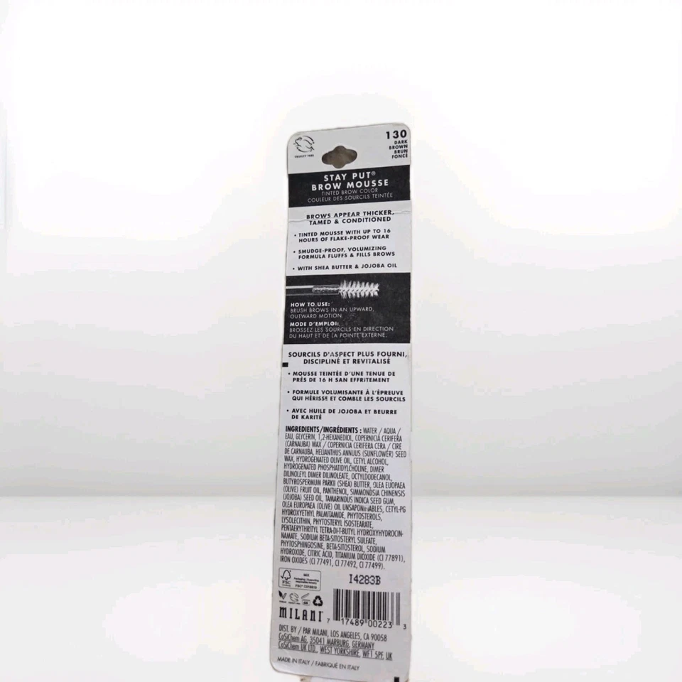 MILLANI Stay Put Brown Mouse #130 marrón oscuro Brunce 0,10 fl. oz  Foto 4 de 4