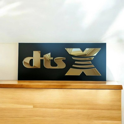 4k Ultra HD, THX, Home Cinéma and DTS X (4x Signs) Plaques  Cinema Room Decor